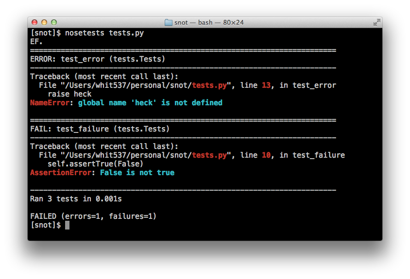 https://github.com/whit537/snot/raw/master/screenshots/nosetests.png