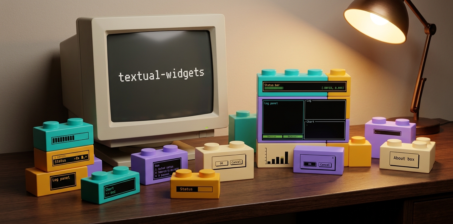 textual-widgets - terminal interface components as building blocks