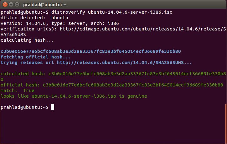 distroverify usage