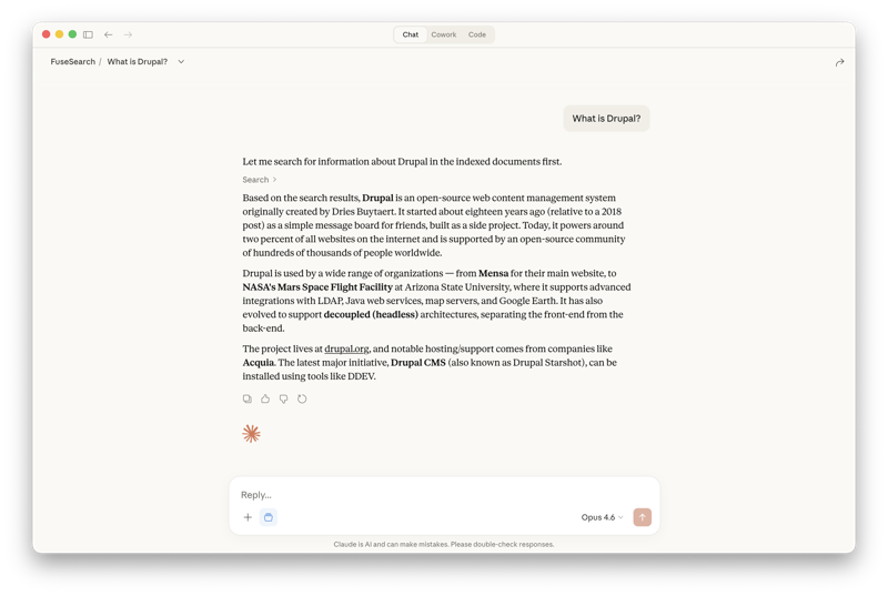 FuseSearch in Claude Desktop