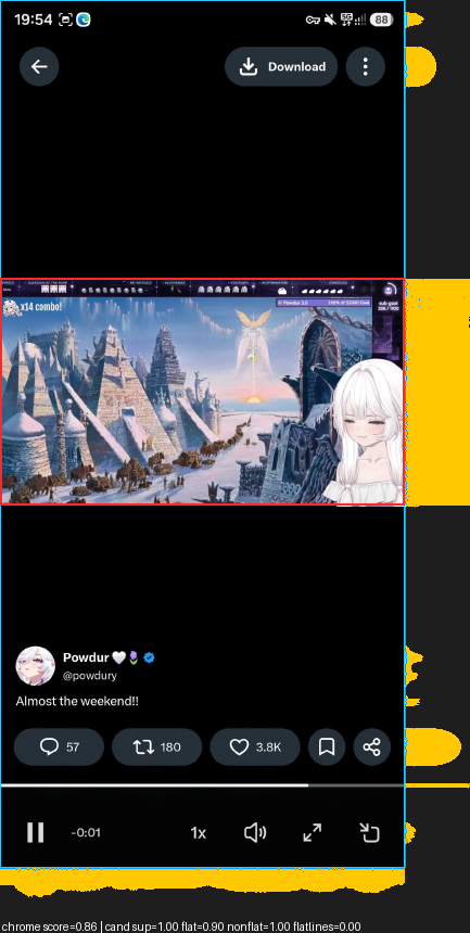 debug overlay