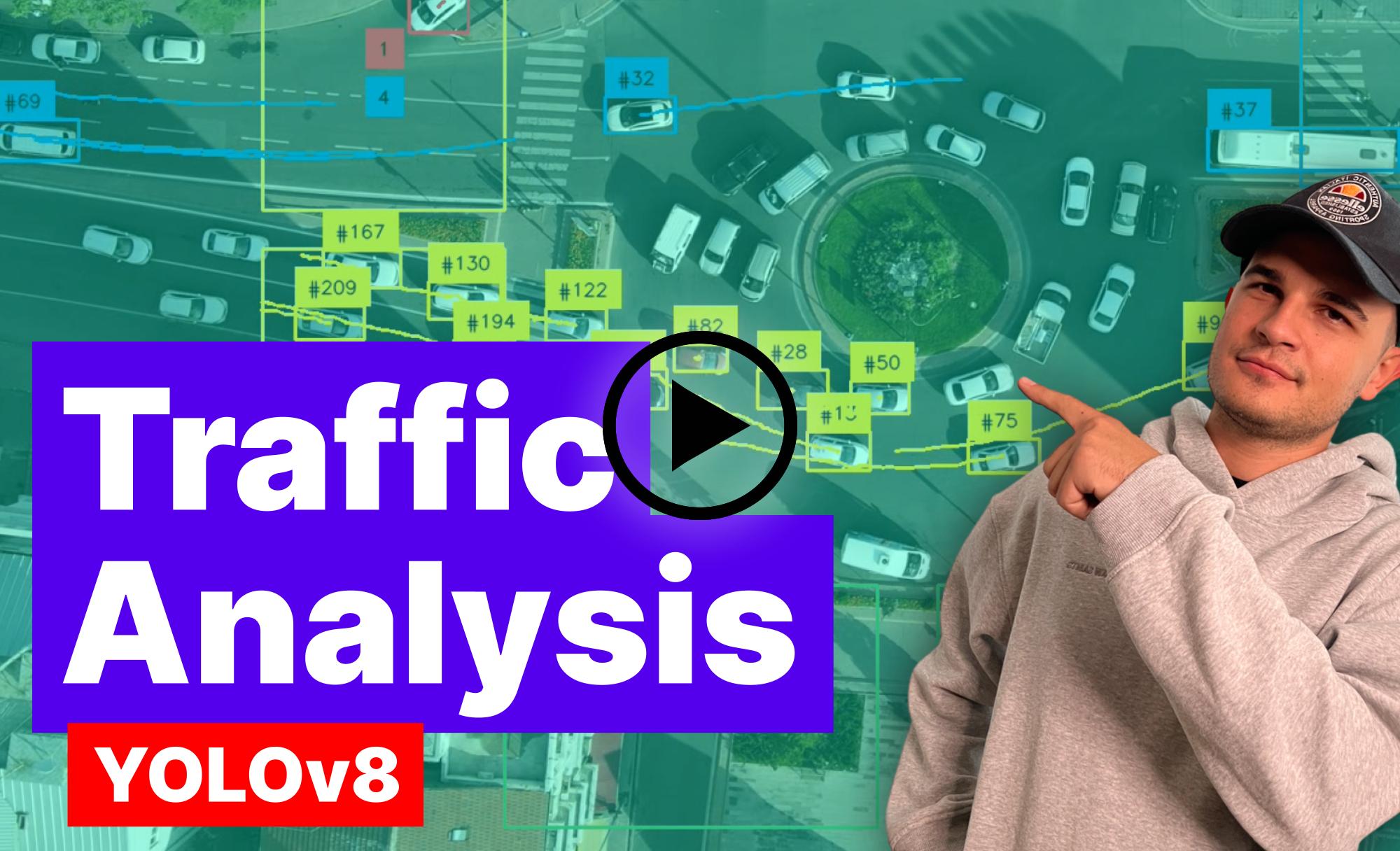 Traffic Analysis with YOLOv8 and ByteTrack - Vehicle Detection and Tracking