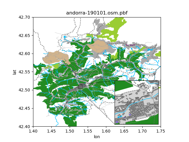 Andorra OpenStreetMap dataset