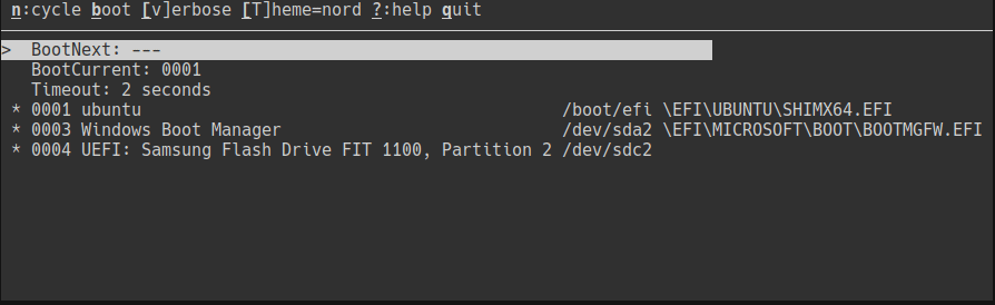 Demo of efibootdude