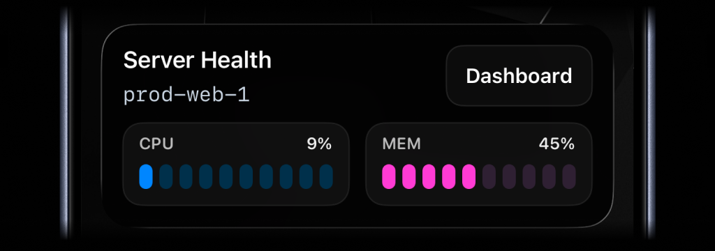 Live Activities example