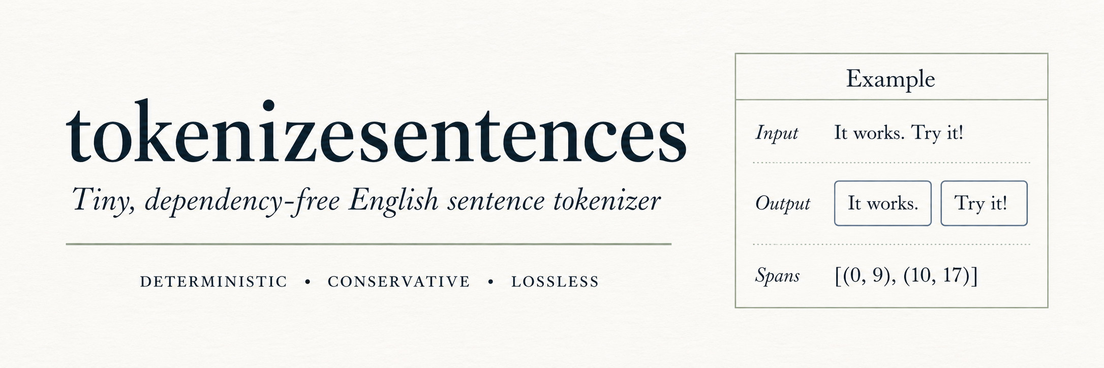 tokenizesentences banner