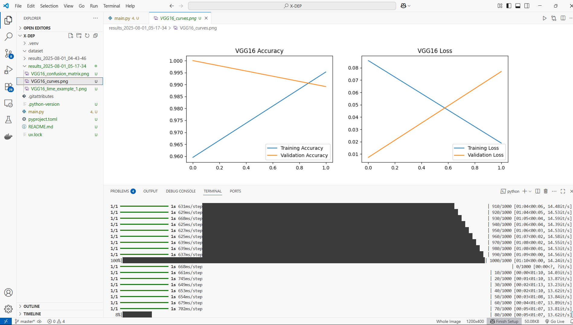 Accuracy & Loss Graphs