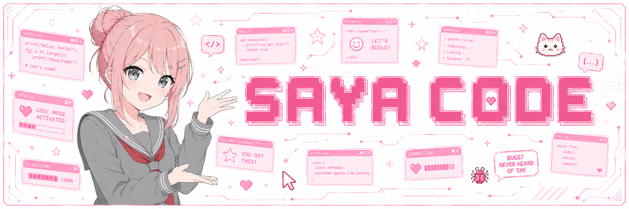 SAYACODE coding banner