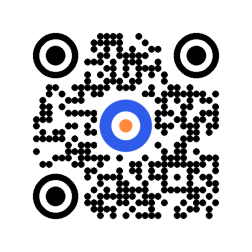 dots with a logo