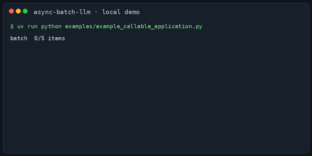 Credential-free v0.20 terminal demo