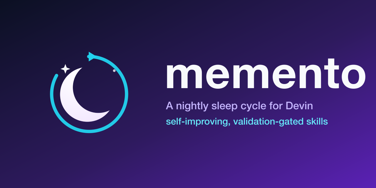 memento — a nightly sleep cycle for Devin