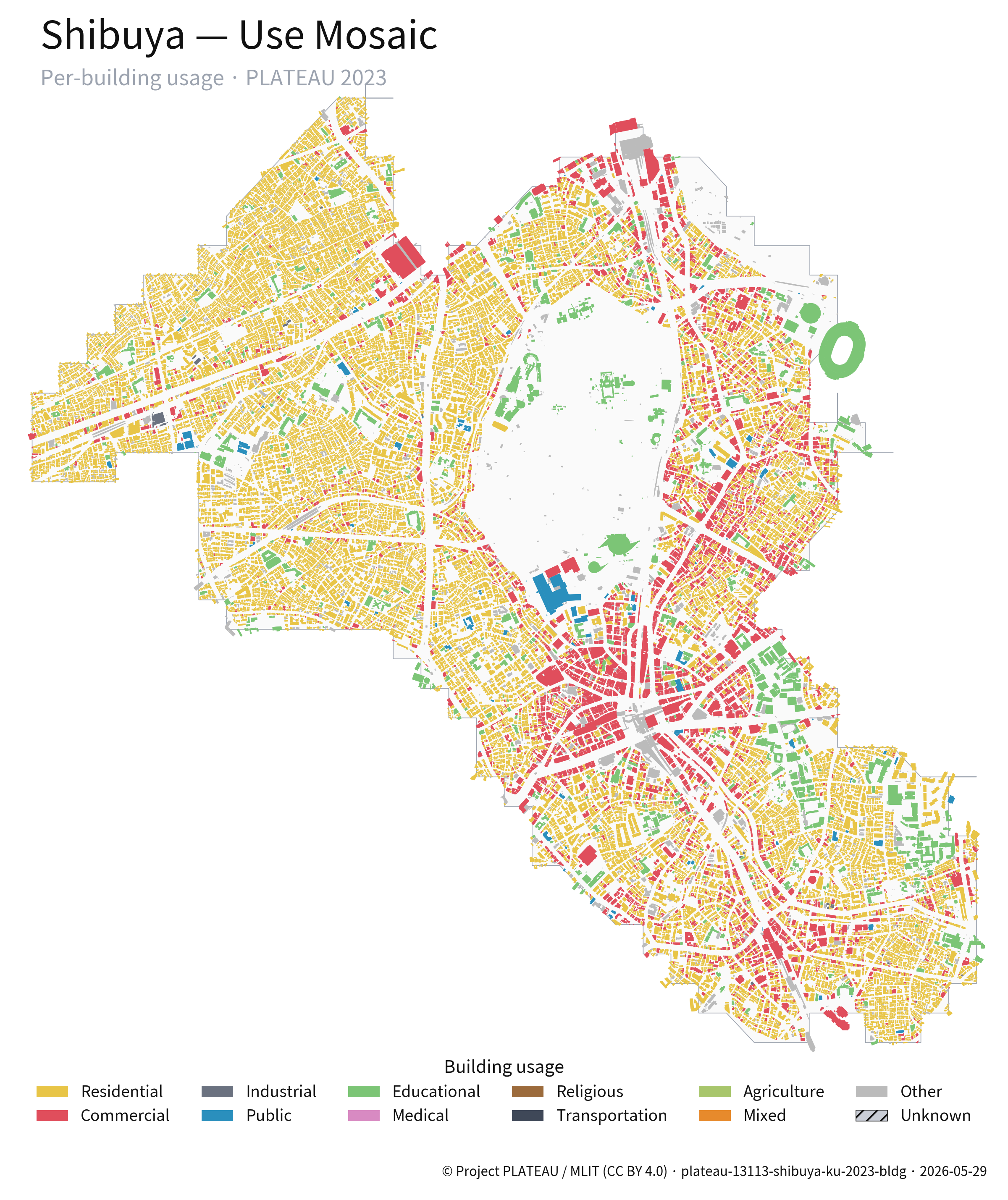 Shibuya — Use Mosaic, generated by prettyplateau