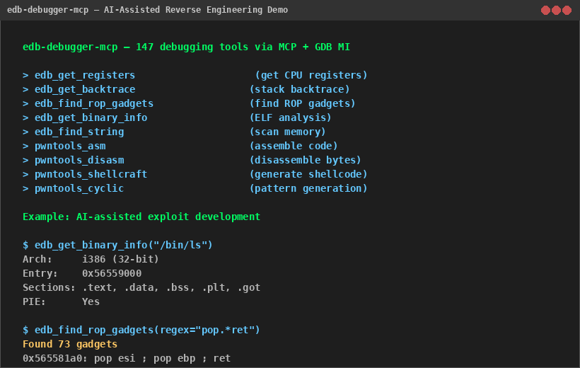 EDB Debugger MCP Demo