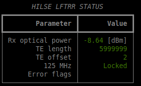 lftrr status example