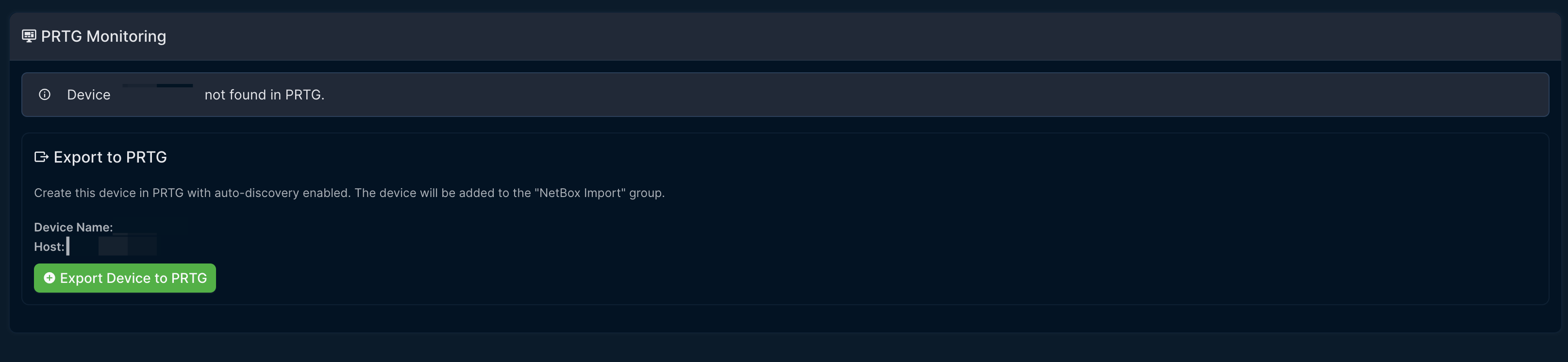 Export Confirmation