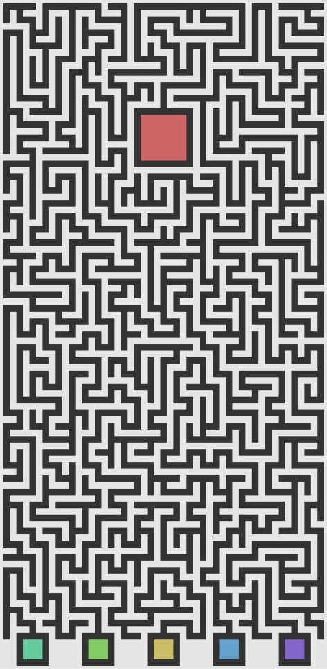 Complex tall maze example