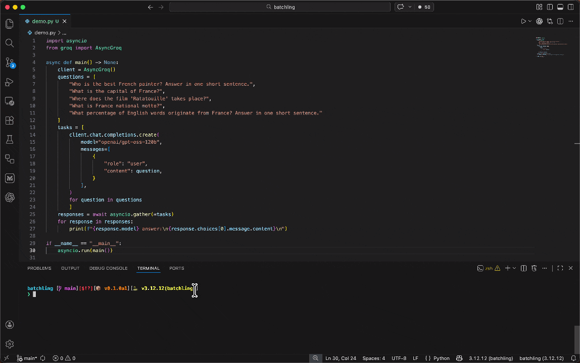 batchling CLI demo