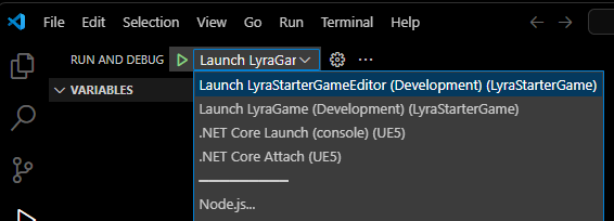 Launch Target List