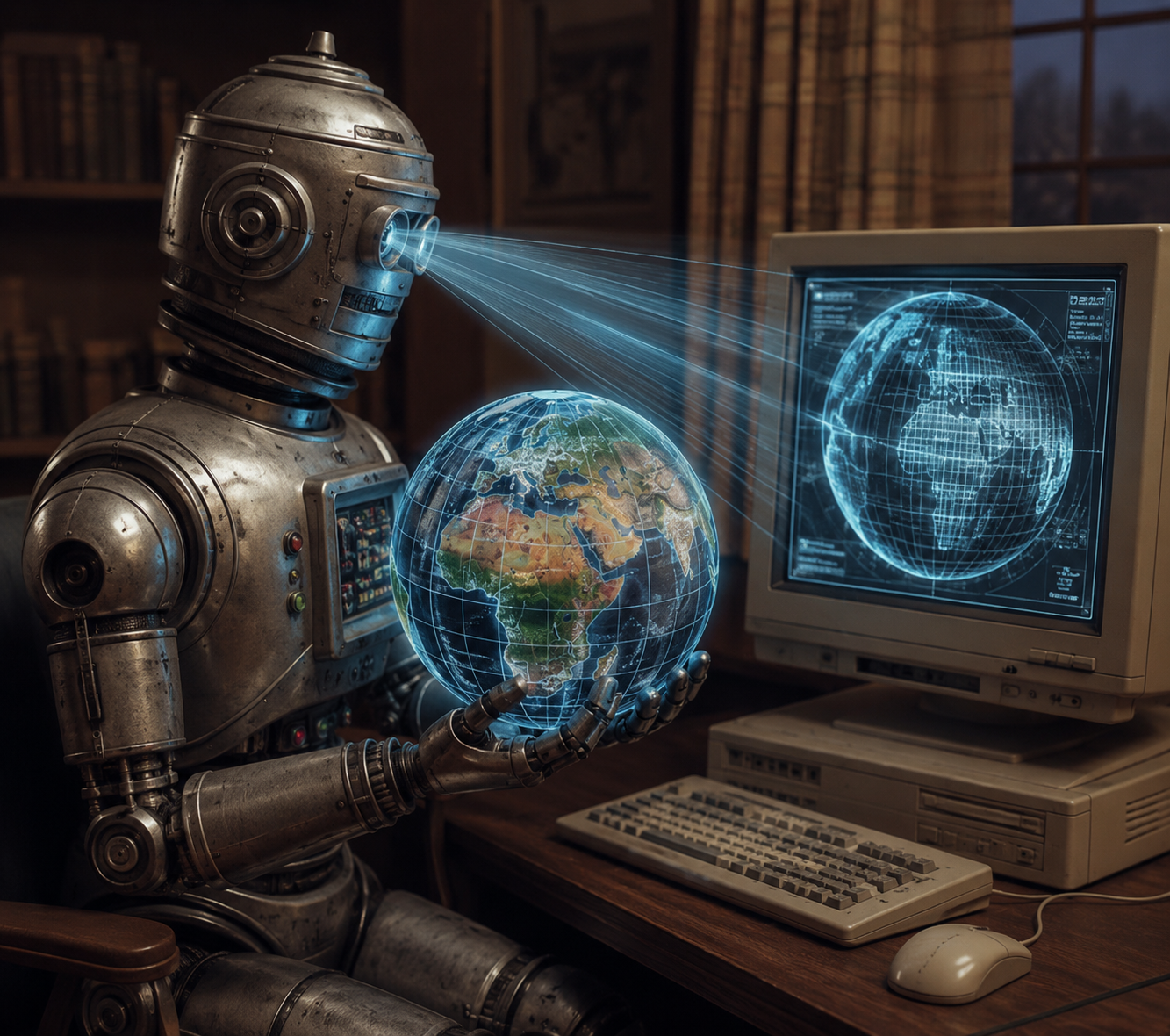 servo-agent — a robot giving life to a web page