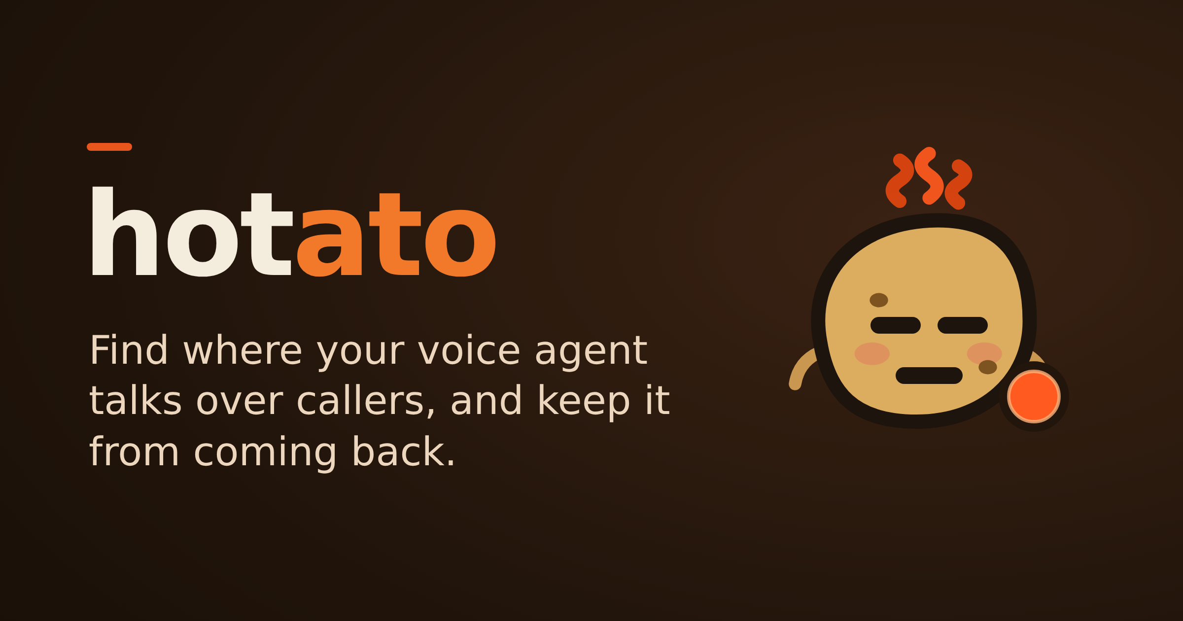hotato: find where your voice agent talks over callers, and keep it from coming back