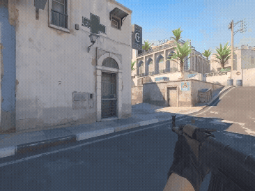 The clip is flagged by the model as it has two instances where the player collides with the wall.