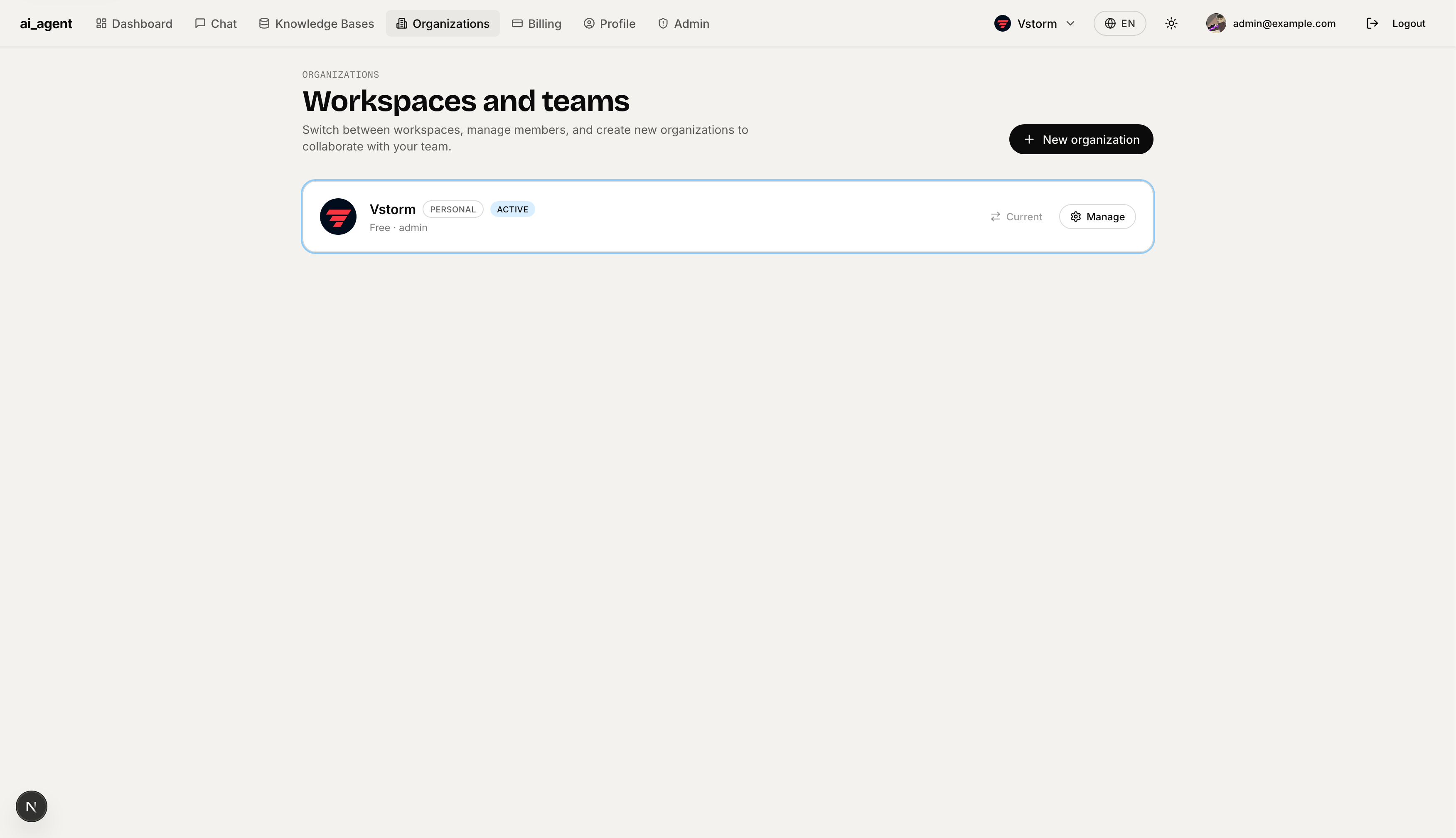 Organizations