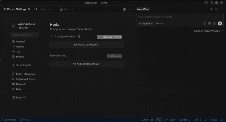 Cursor Secret Scan demo