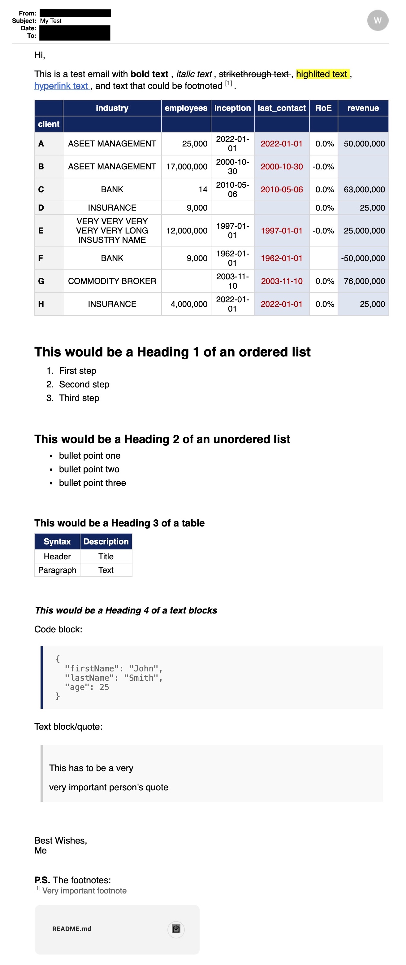 Email Preview