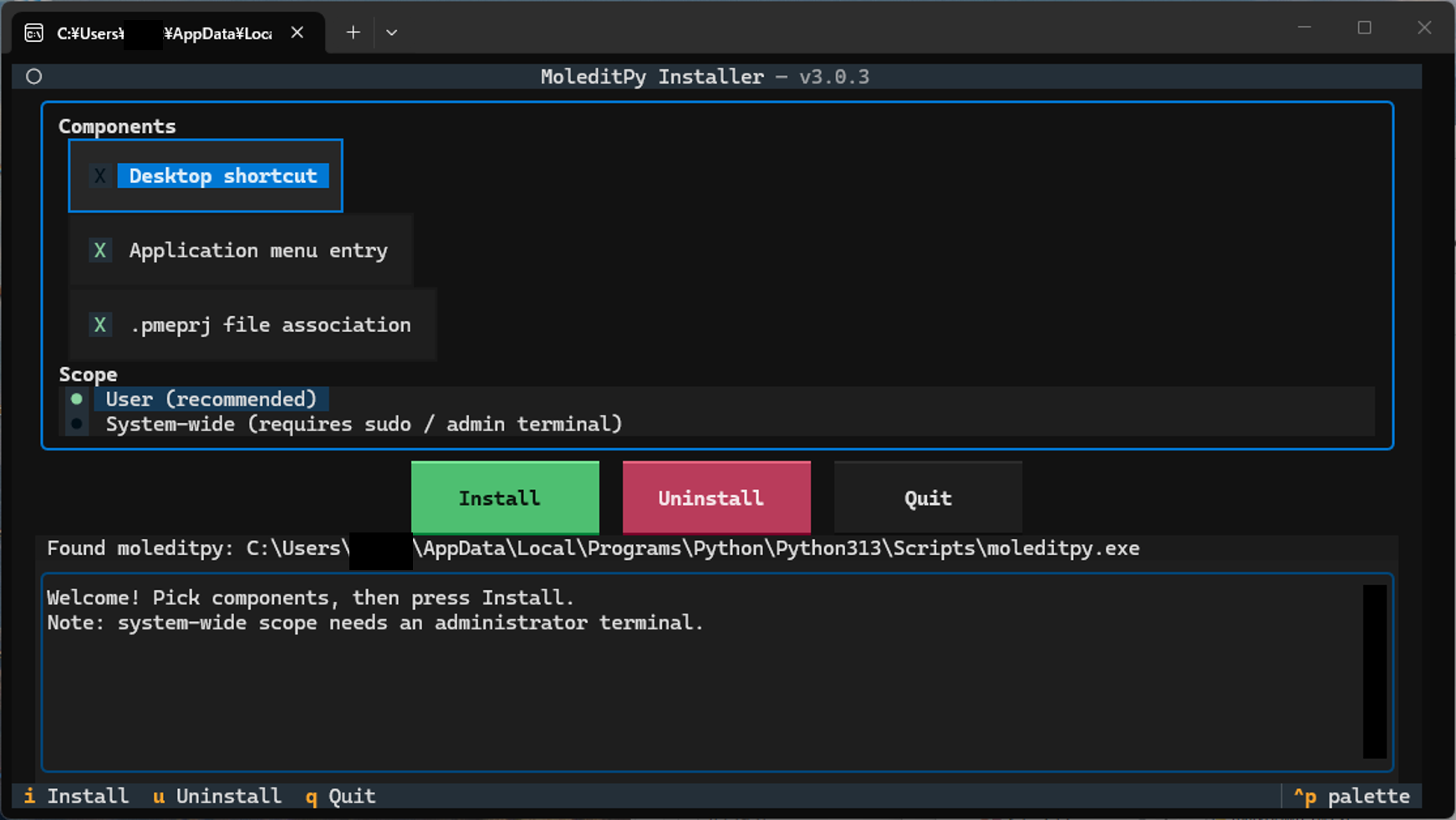 installer