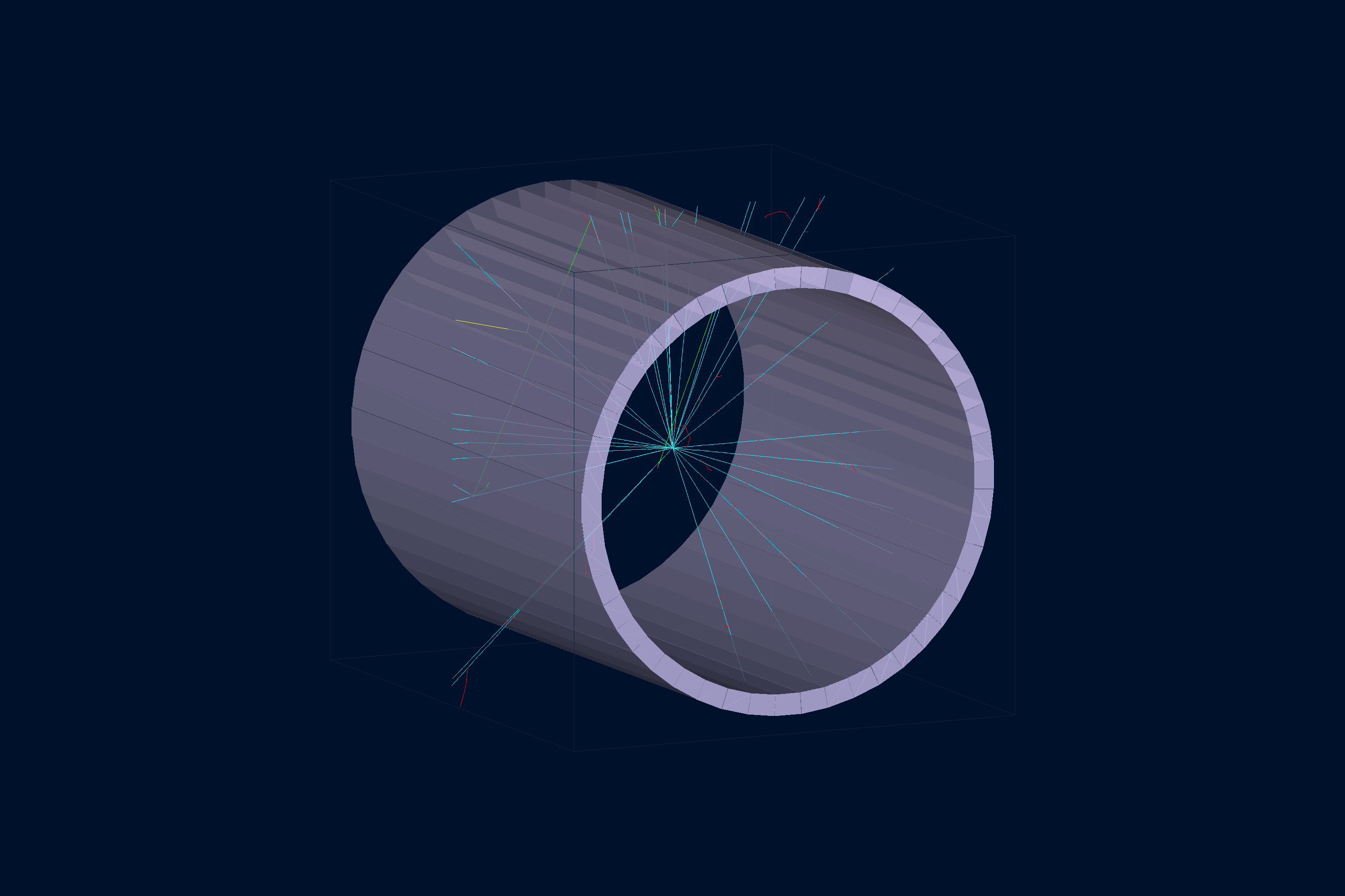 Scintillator Barrel PyVista
