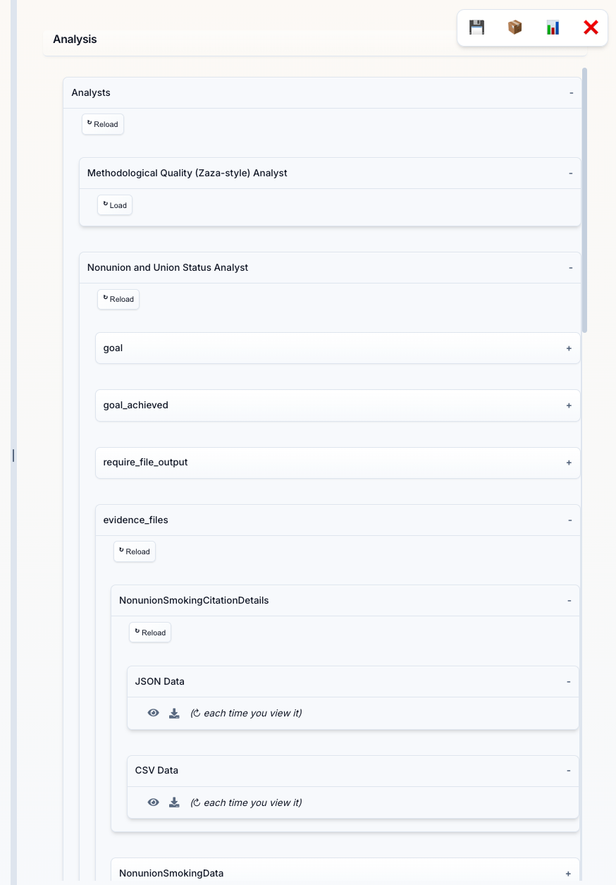 Analysis Panel - Your Data Extraction Agents