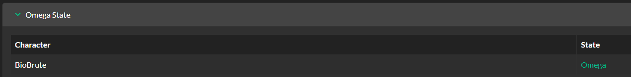 Screenshot of Account State