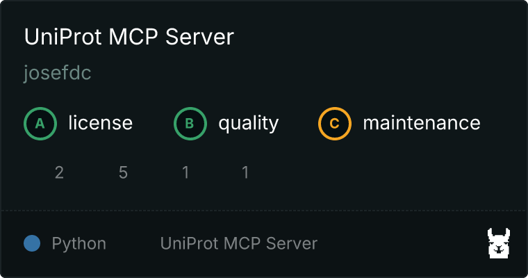 UniProt Server MCP server