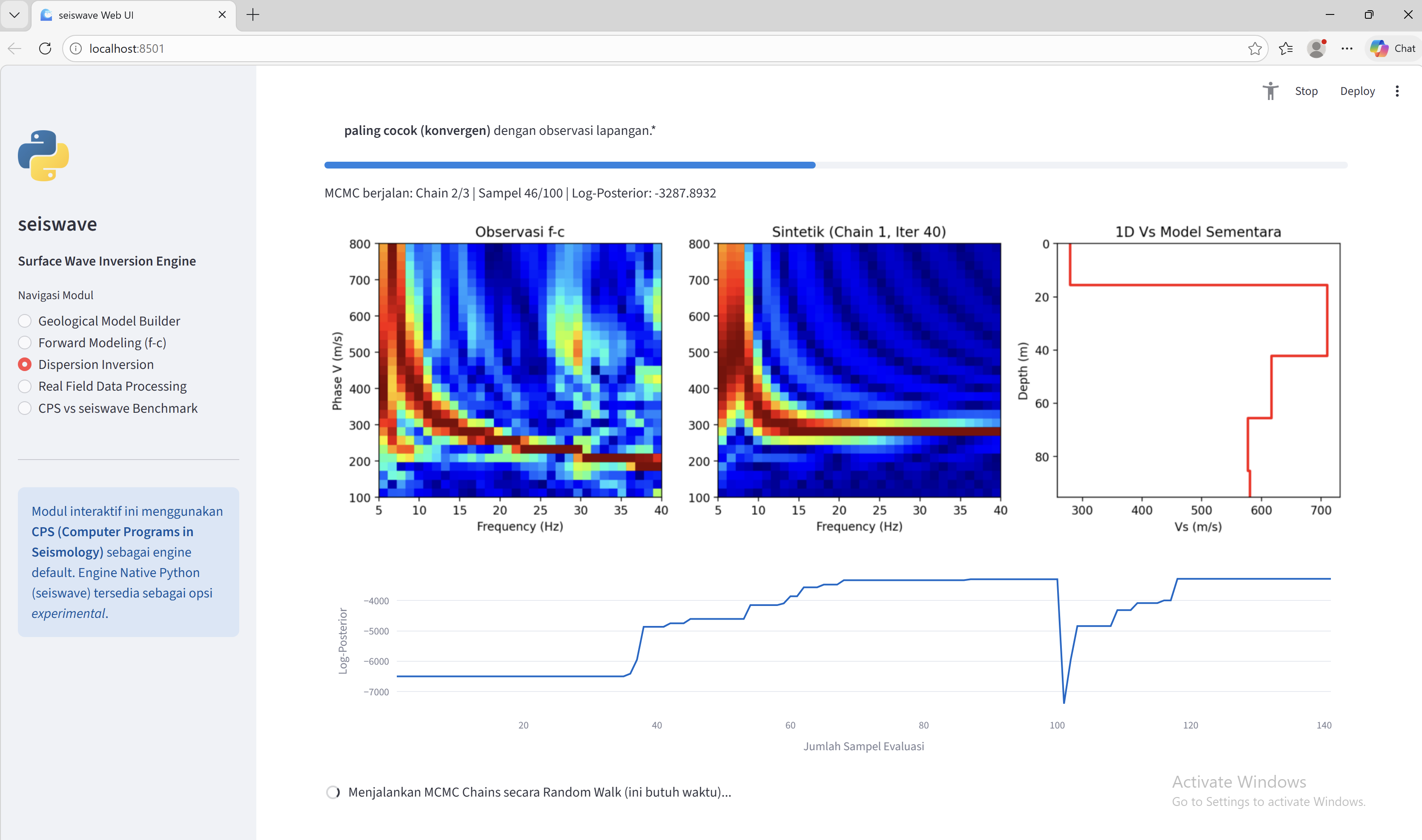 MCMC Inversion Process (Part 2)