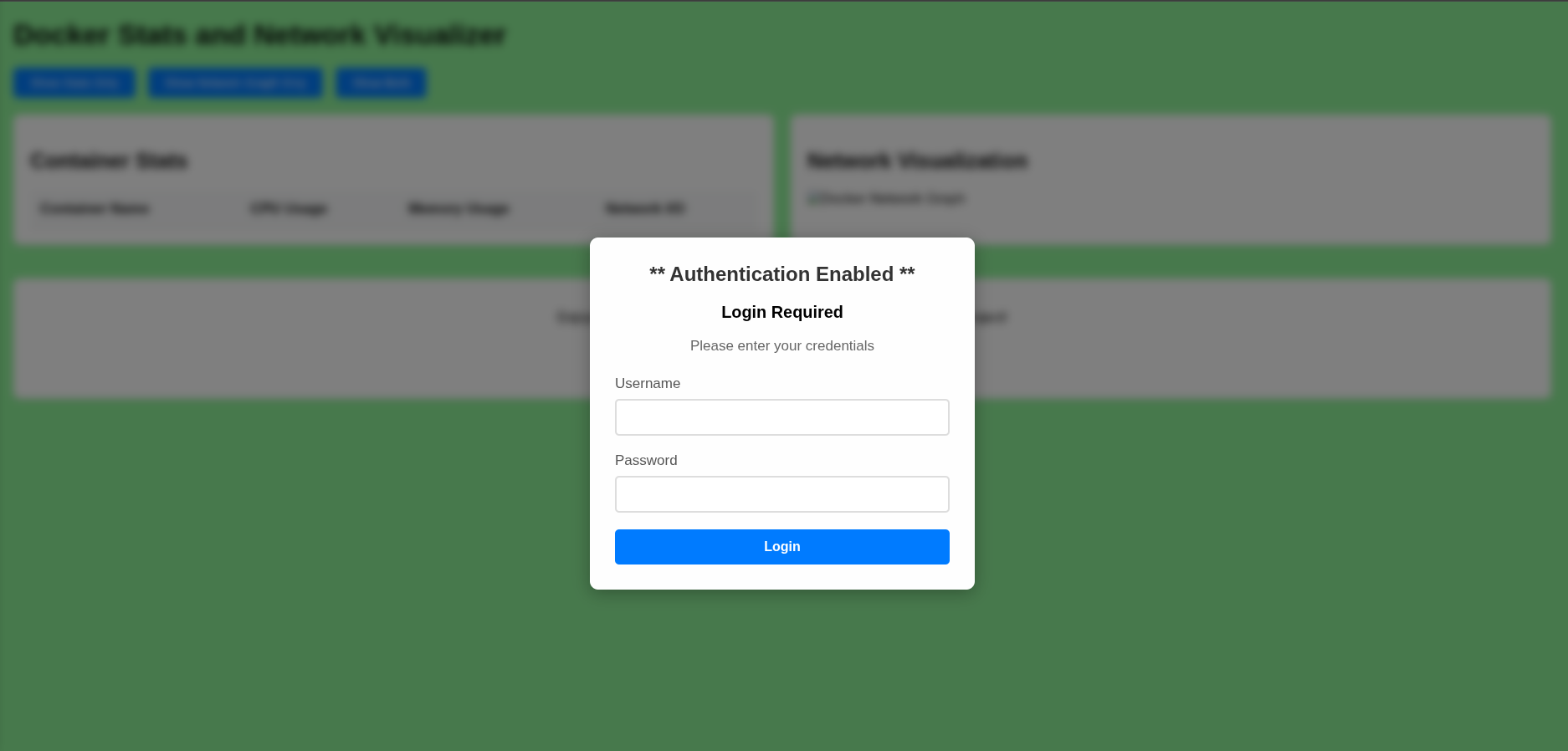 Alt login screen auth enabled