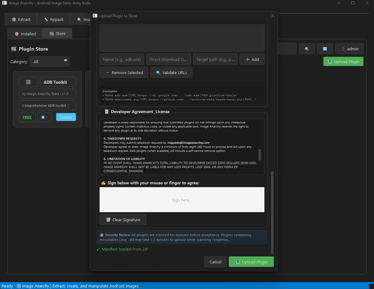 Plugin Upload