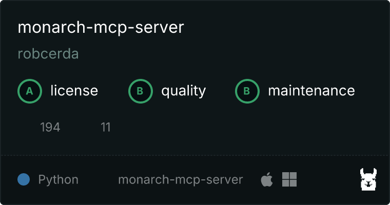 monarch-mcp-server MCP server