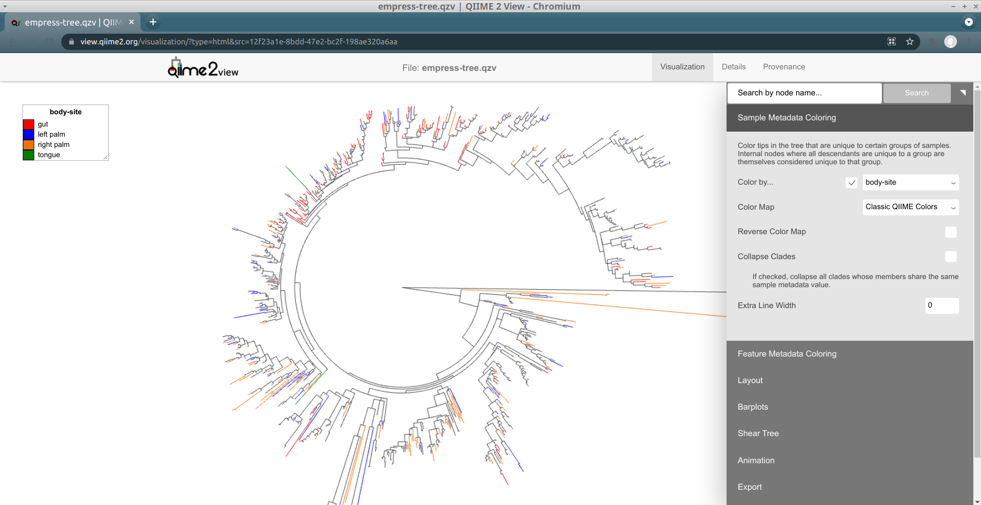 empress_sample_metadata_coloring