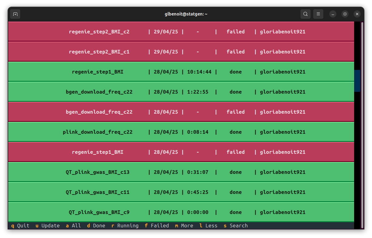 Job page preview