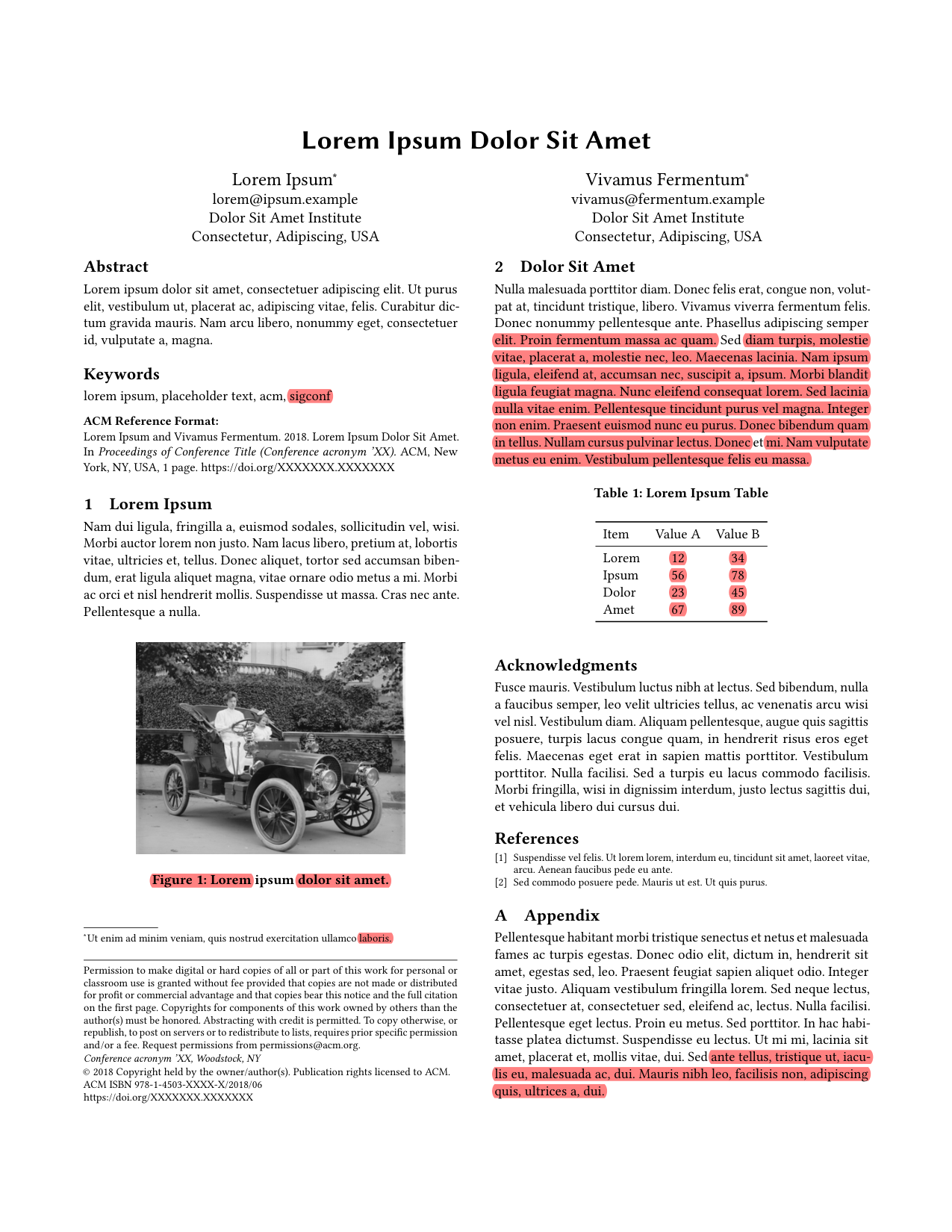 Old PDF with deletions highlighted