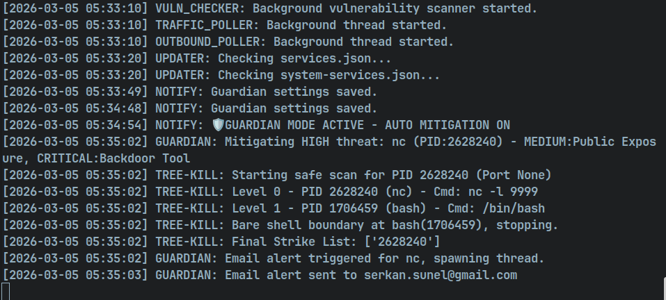 Forensic Email Alert