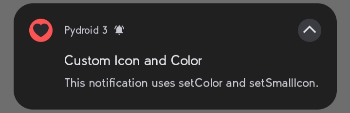 basic notification img sample