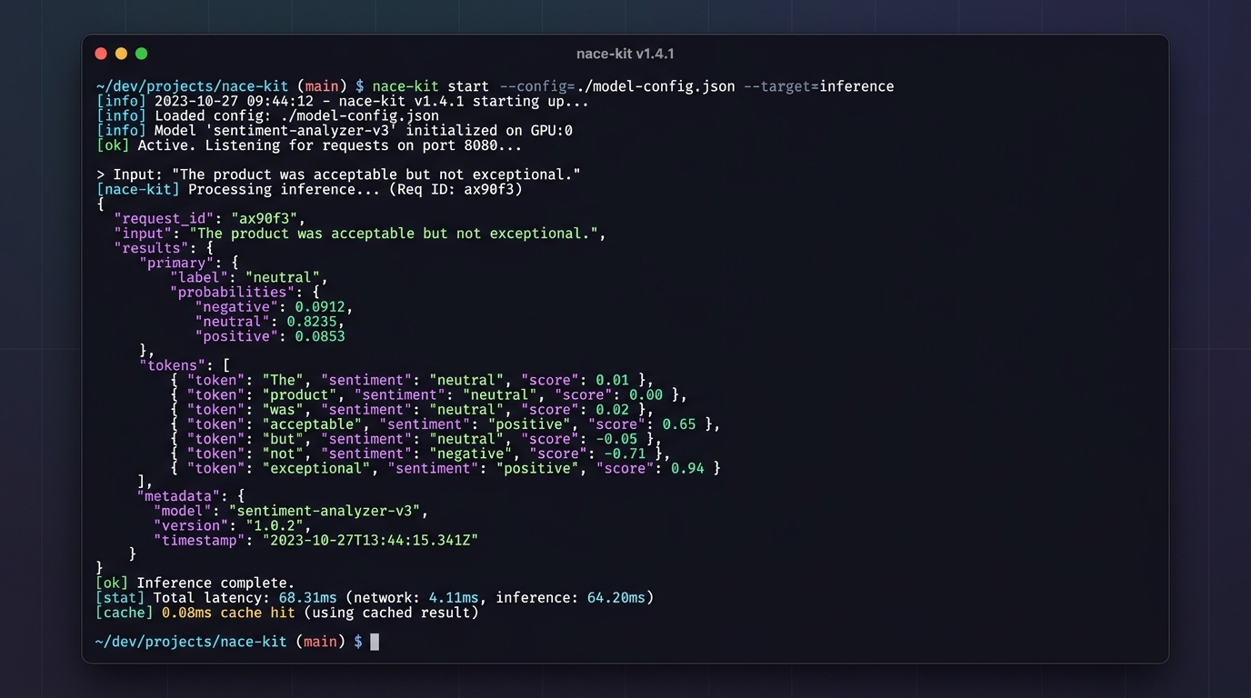 nace-kit CLI Terminal Showcase
