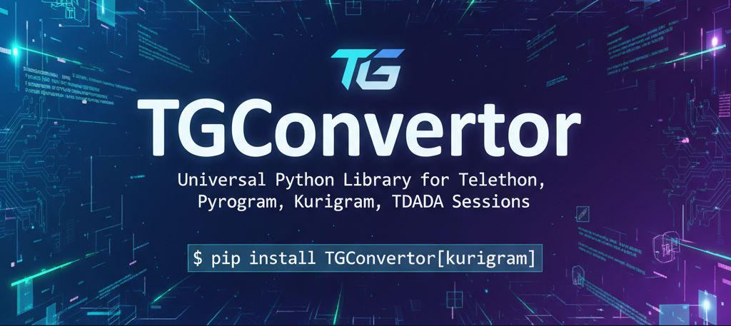 TGConvertor — Telegram session converter