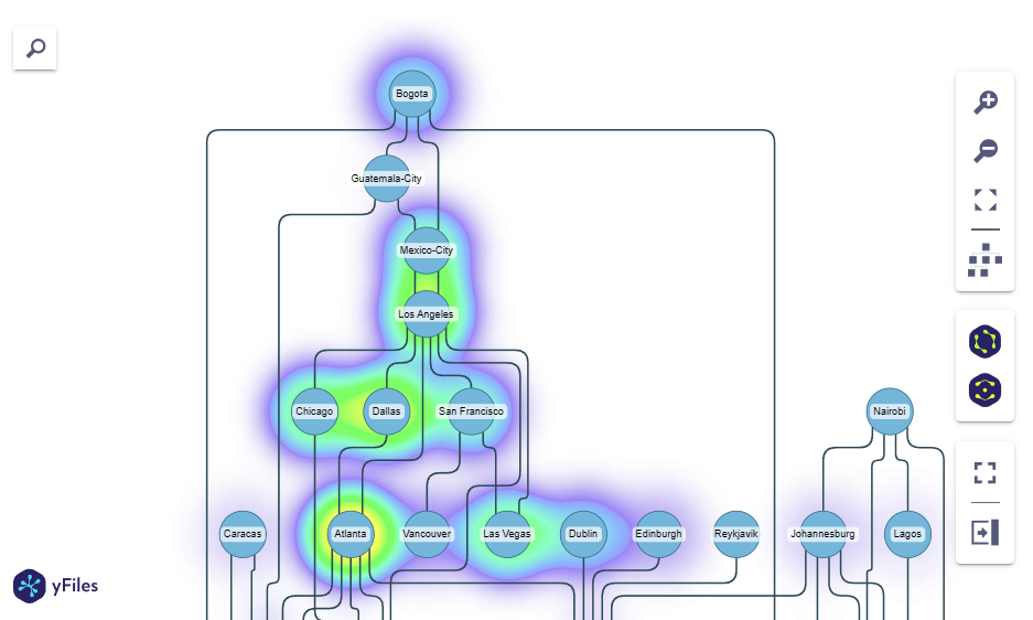 Visualize data as heatmap