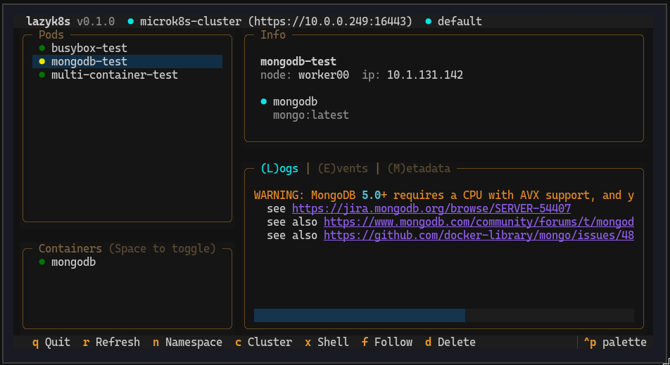 lazyk8s screenshot