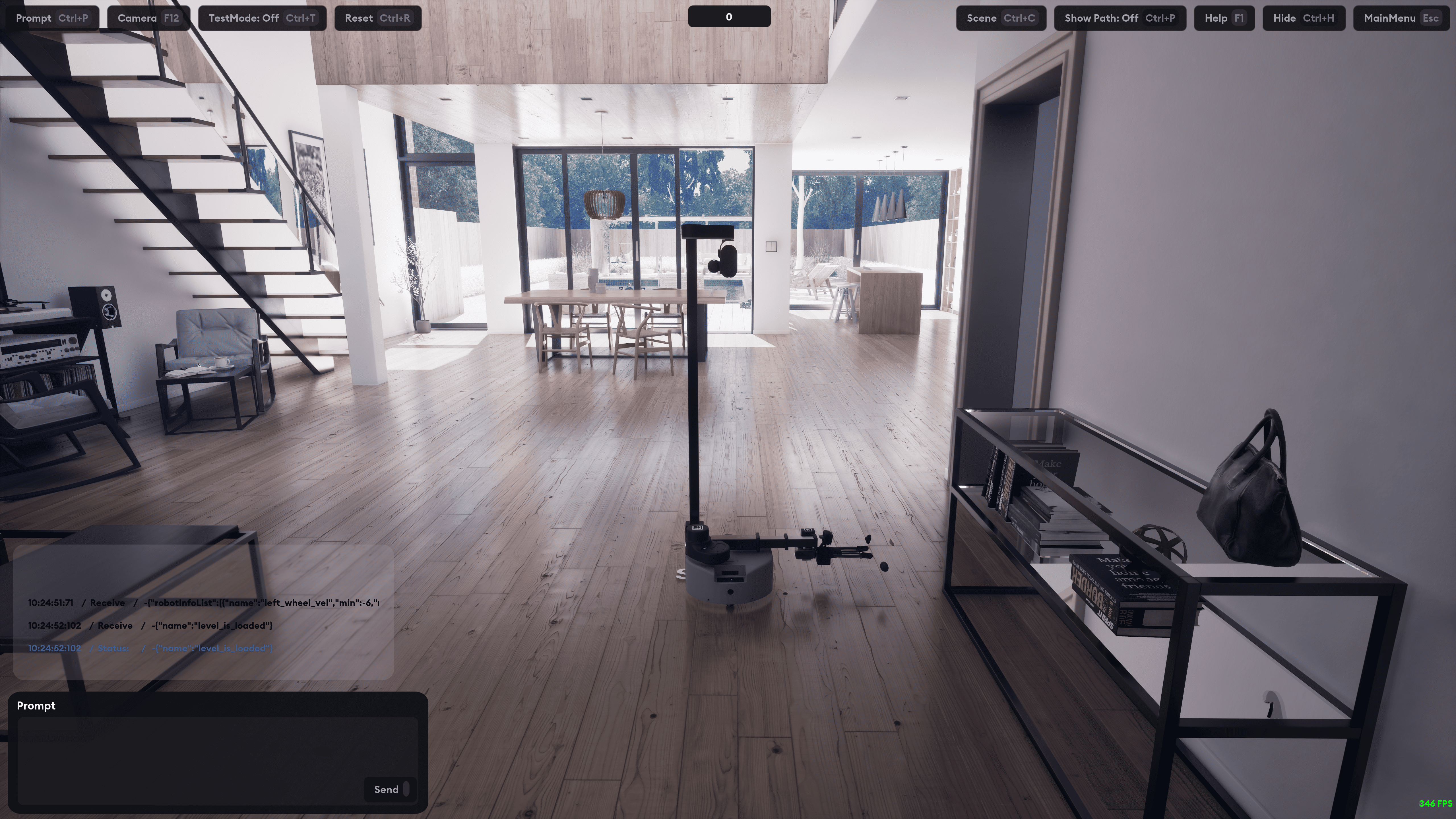 Open floor plan in Lucky World