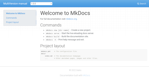 mkdocs-multiversion-plugin-demo-screen