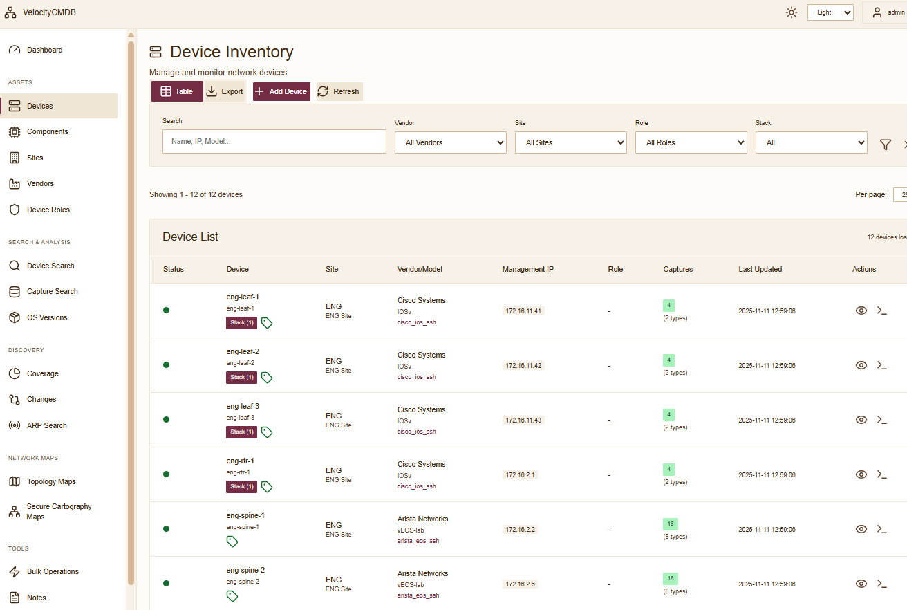 Device List