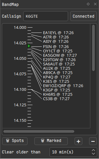 Bandmap Window